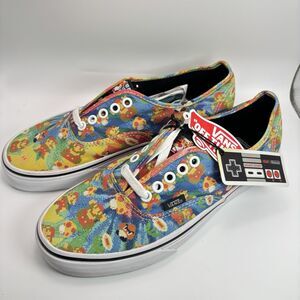 NWT Vans Nintendo X Authentic Super Mario Brothers Shoe Sz 7.5 Men/9 Womens